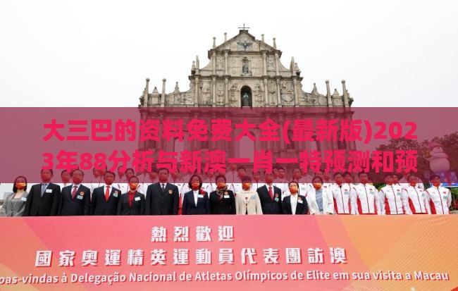 大三巴的资料免费大全(最新版)2023年88分析与新澳一肖一特预测和预测和和规避误导的假推广语-精选解析、解释与落实